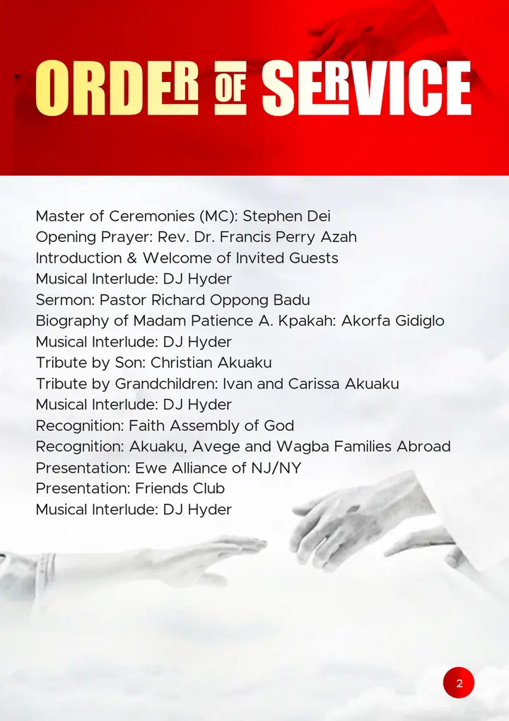 Order of Service